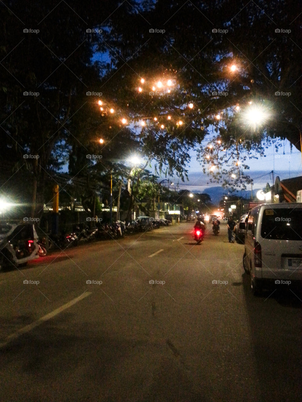 Street of lights Puerto Princessa
