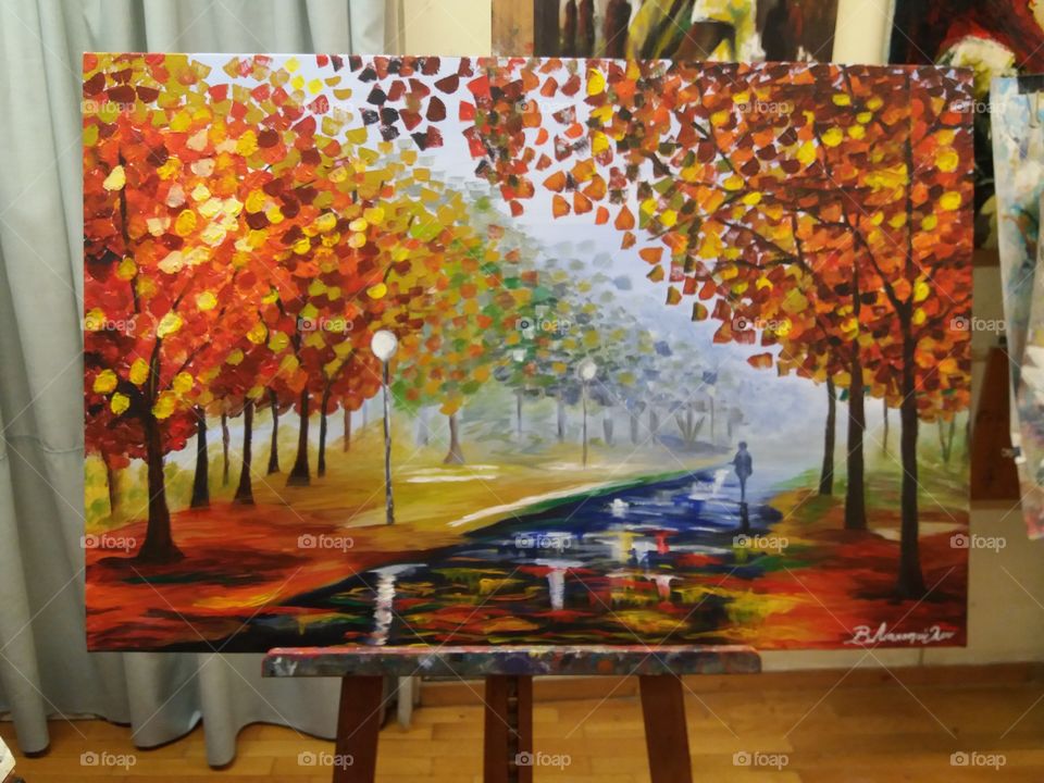 My painting-autumn