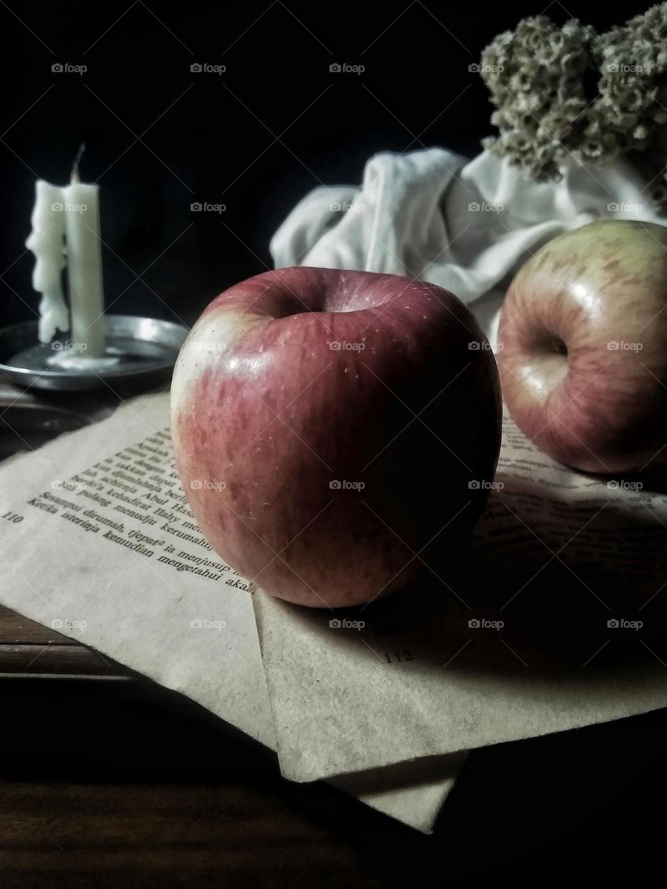 Apples are a type of fruit, or fruit produced from apple trees.