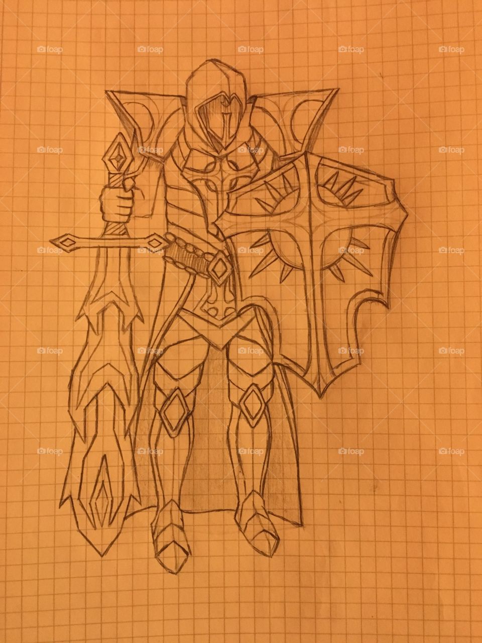 Warrior Drawing