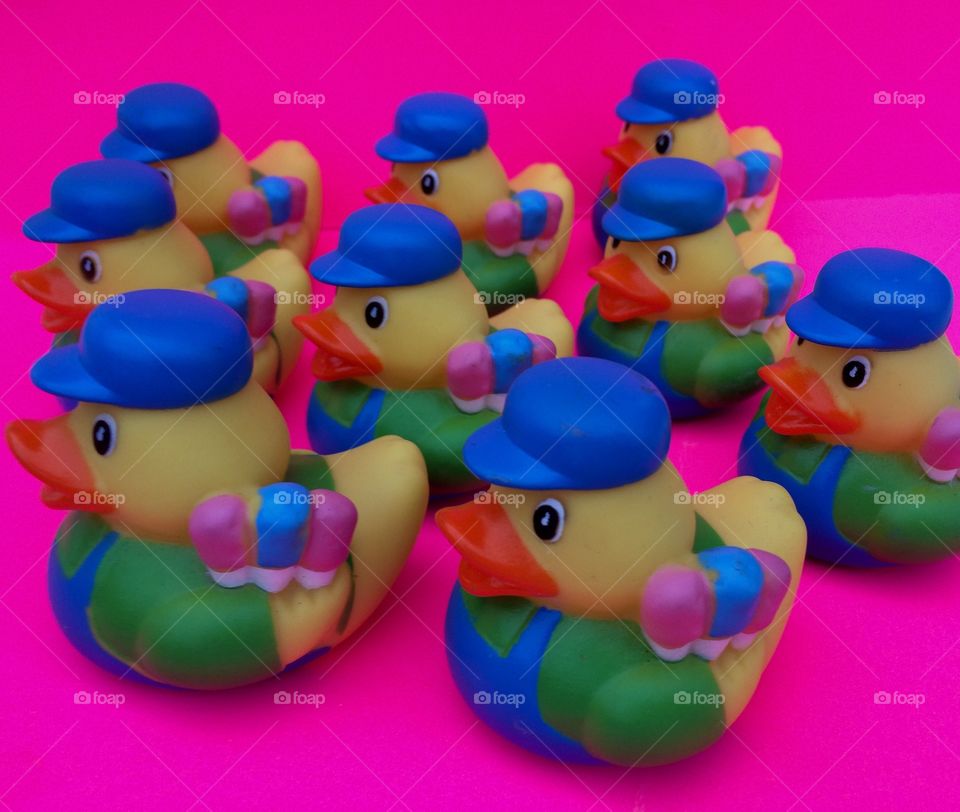 Rubber Duckies colorful 