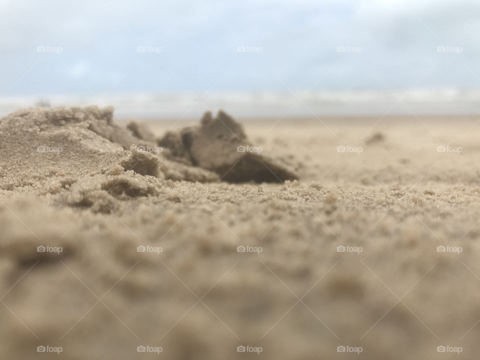 Areia da praia 
