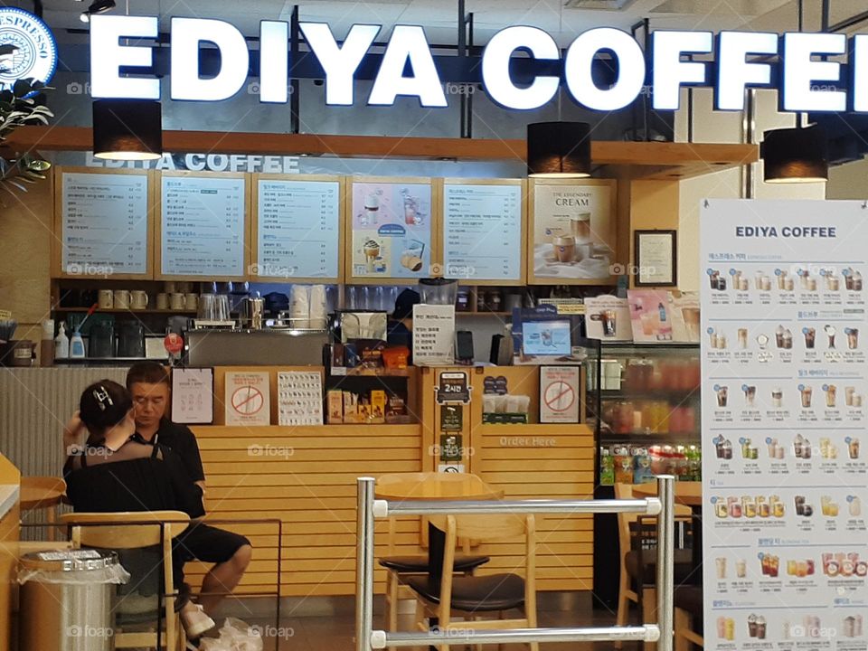 coffee shop in Korea