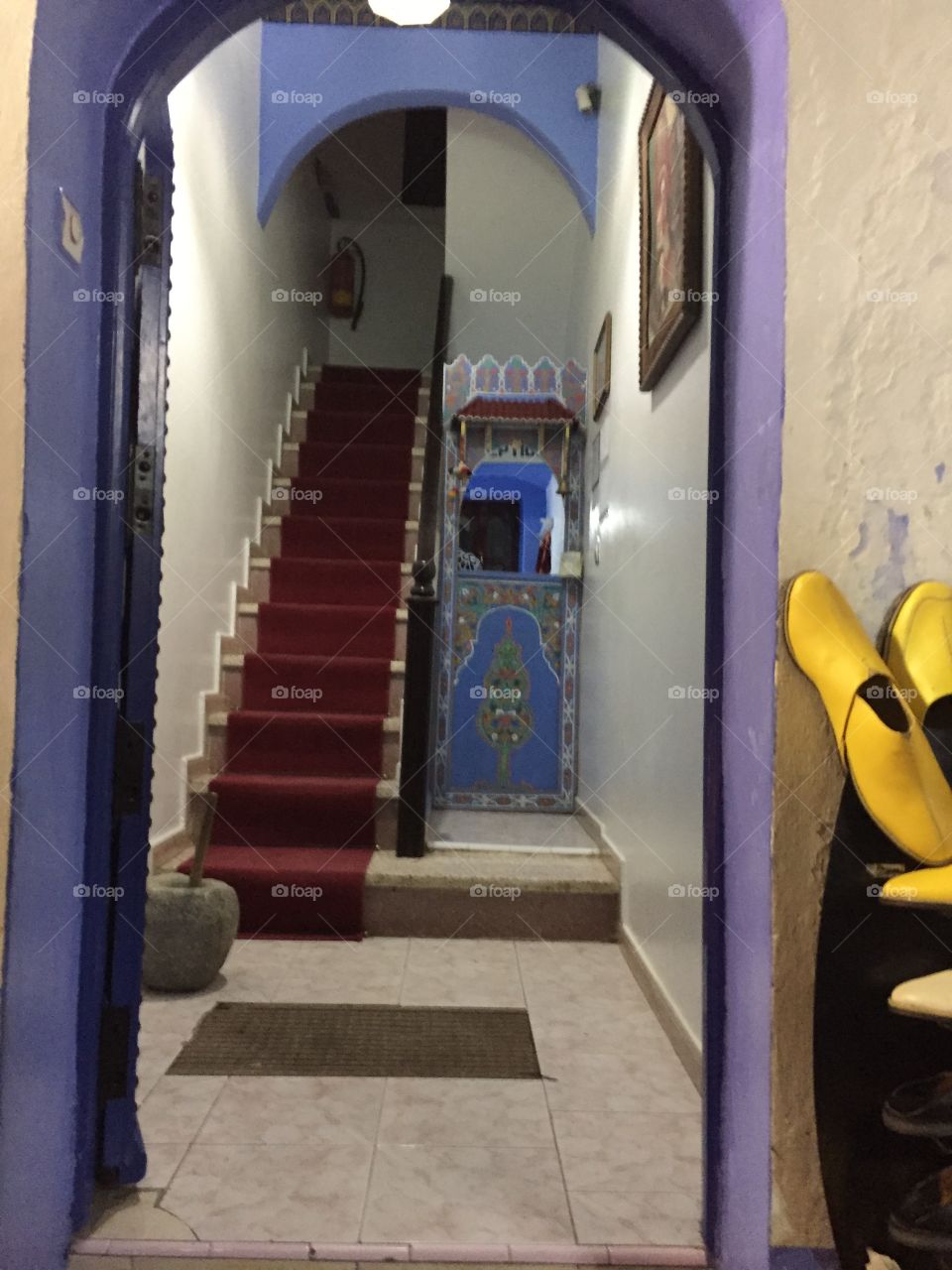 Through a blue doorway in Chefchaouen 2016
