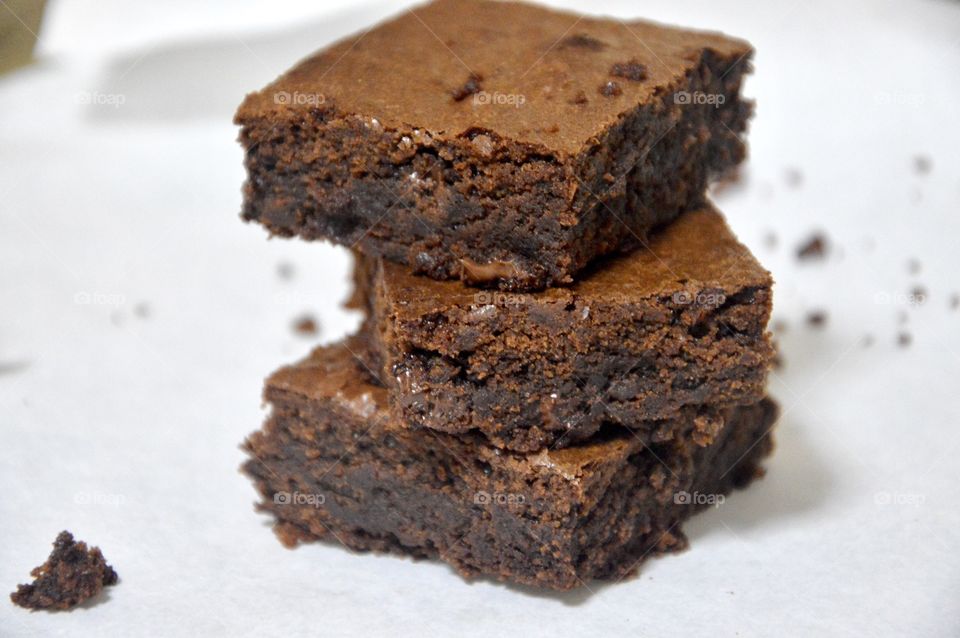 Double chocolate brownie