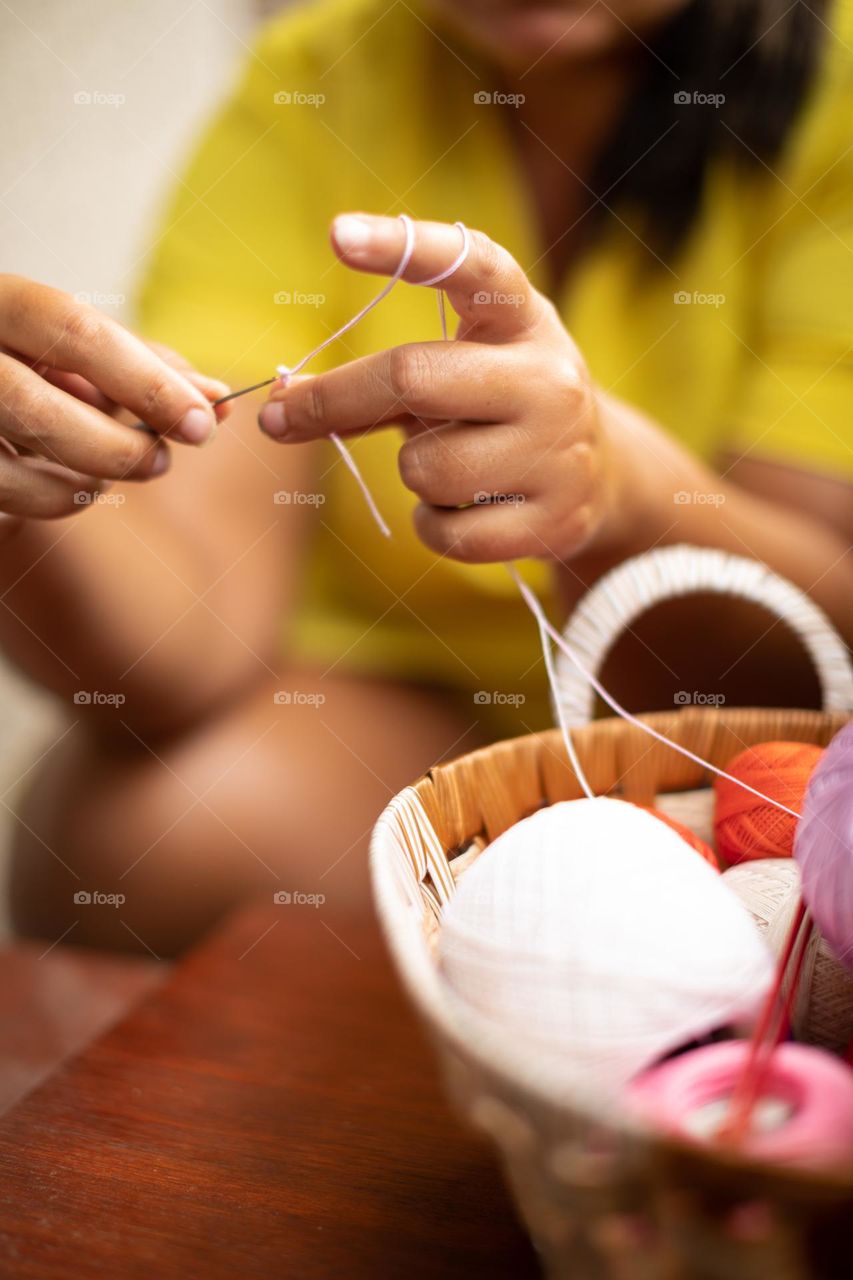 Crocheting