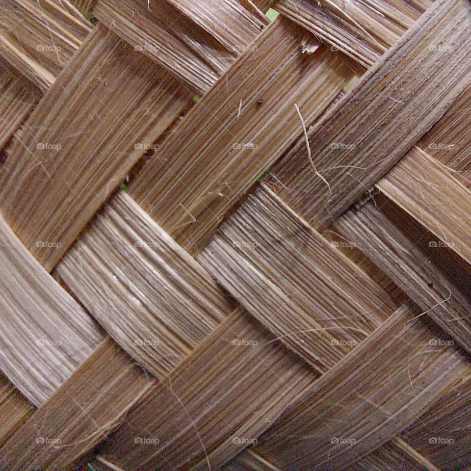 woven bamboo which is usually used for dividing walls