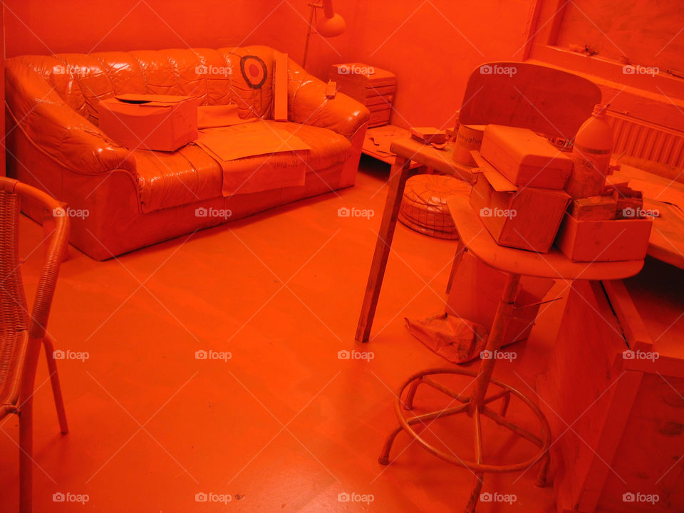 Orange interior