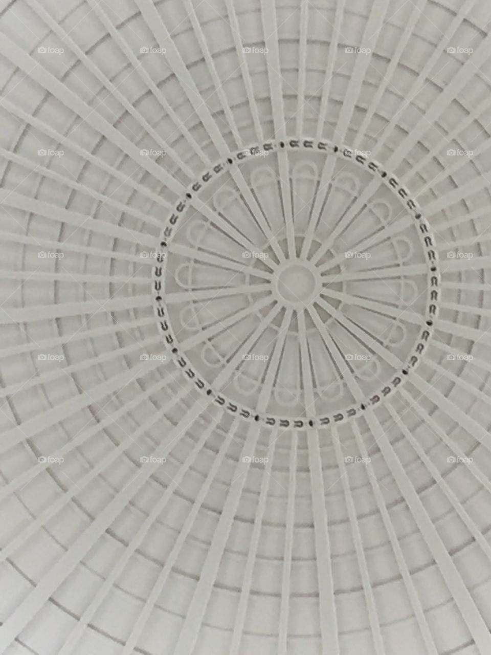 ceiling in Via rail train station