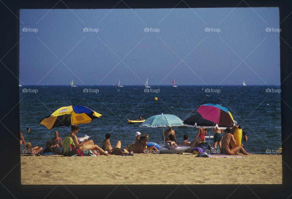 Beach. South of France