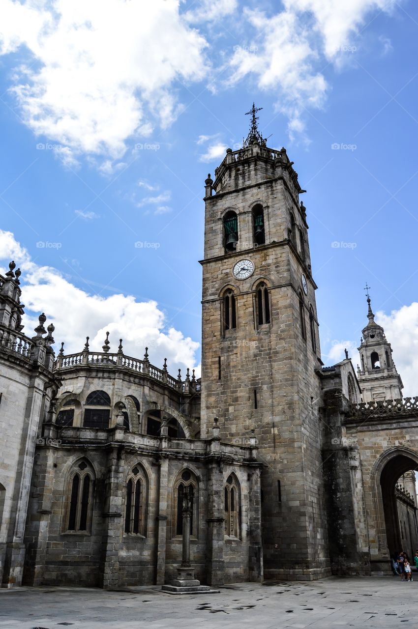 Torre Vieja Catedral de Lugo. Ábside Gótico y Torre Vieja de la Catedral de Lugo (Lugo - Spain)