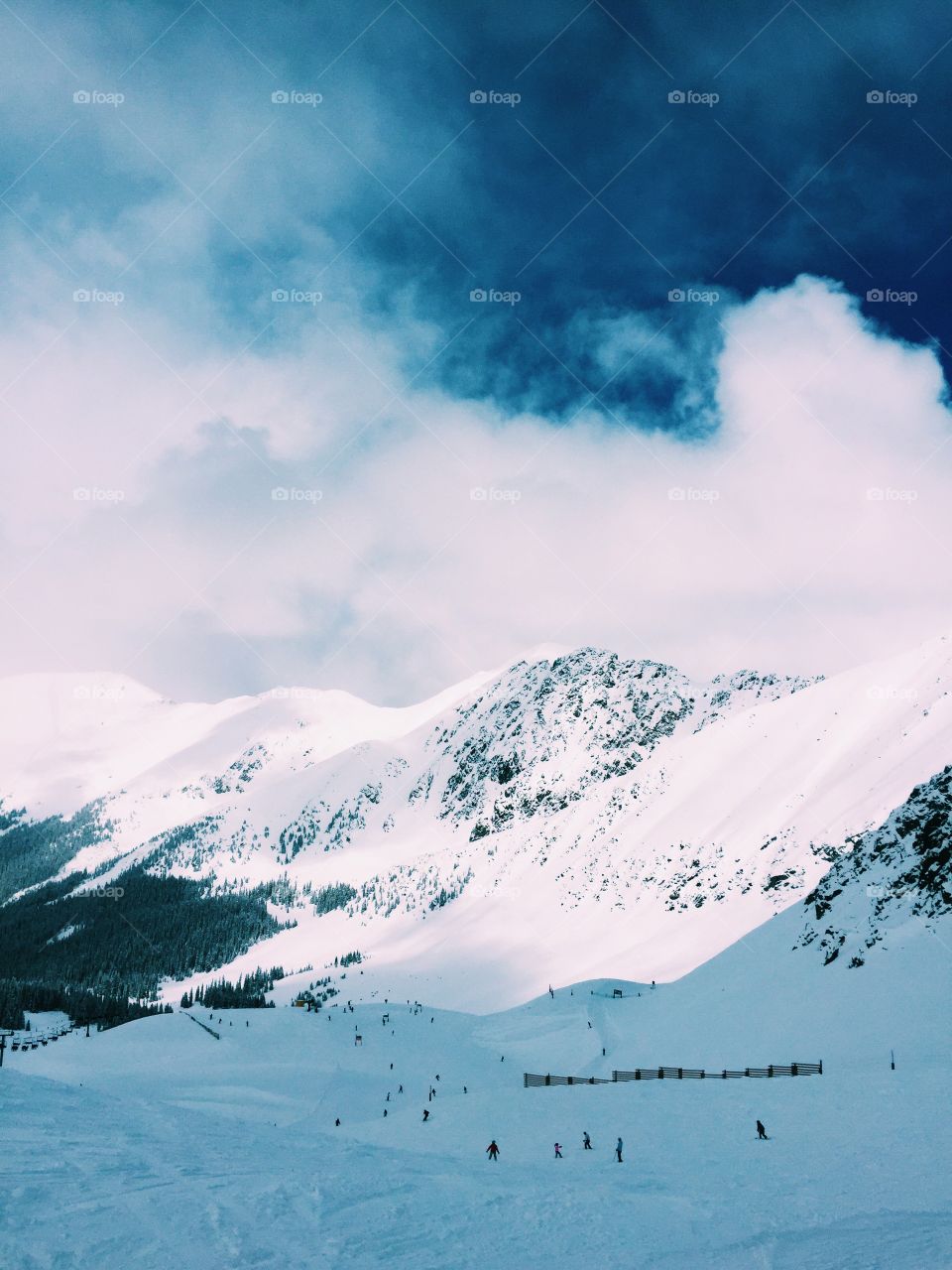 Arapahoe Basin during winter, Colorado