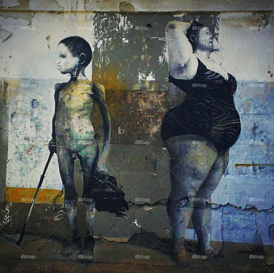 graffiti: nutrition in modern global society