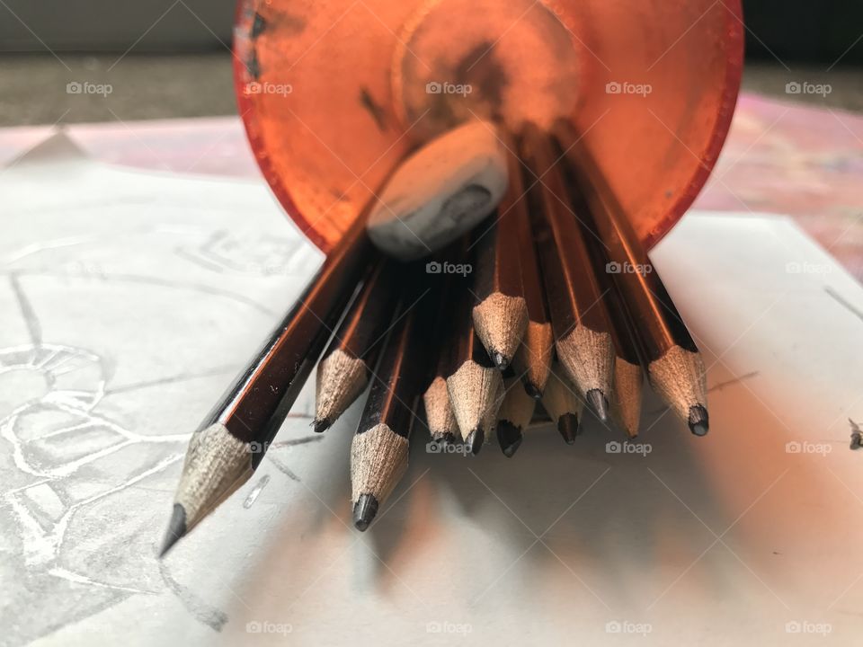 Pencils on pencils on pencils 