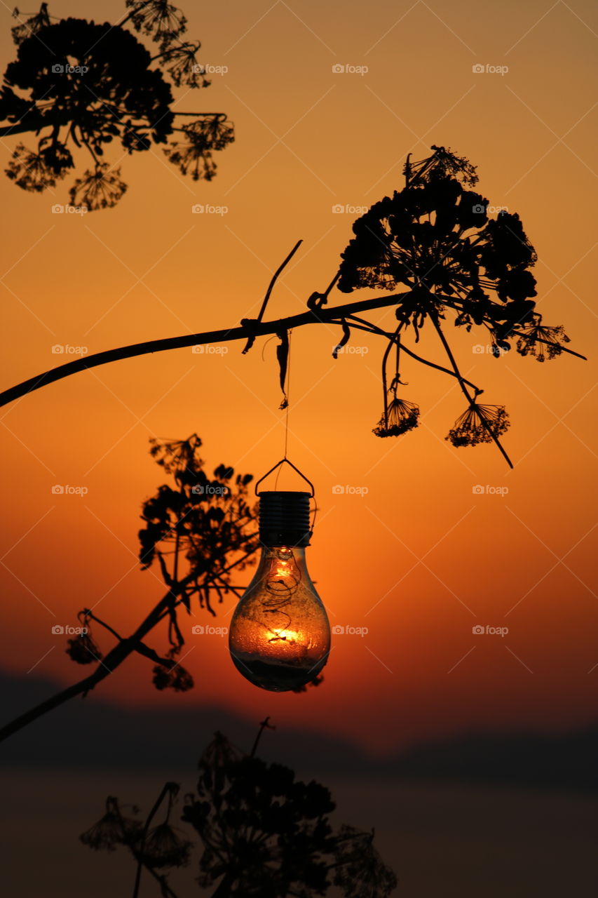 #light bulb #sunset #sky #sea #zia #kos #kalymnos