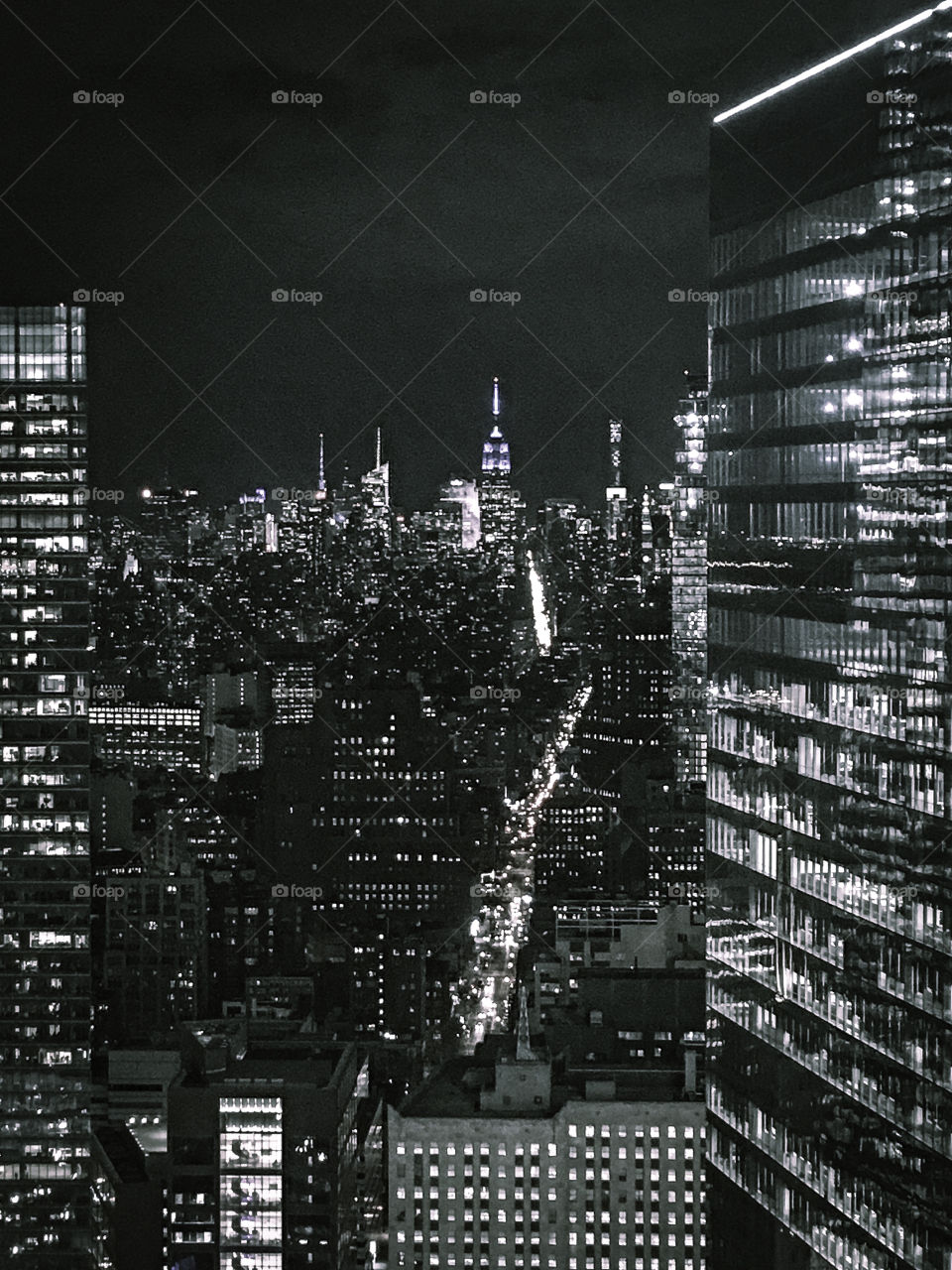 B&W NYC Skyline