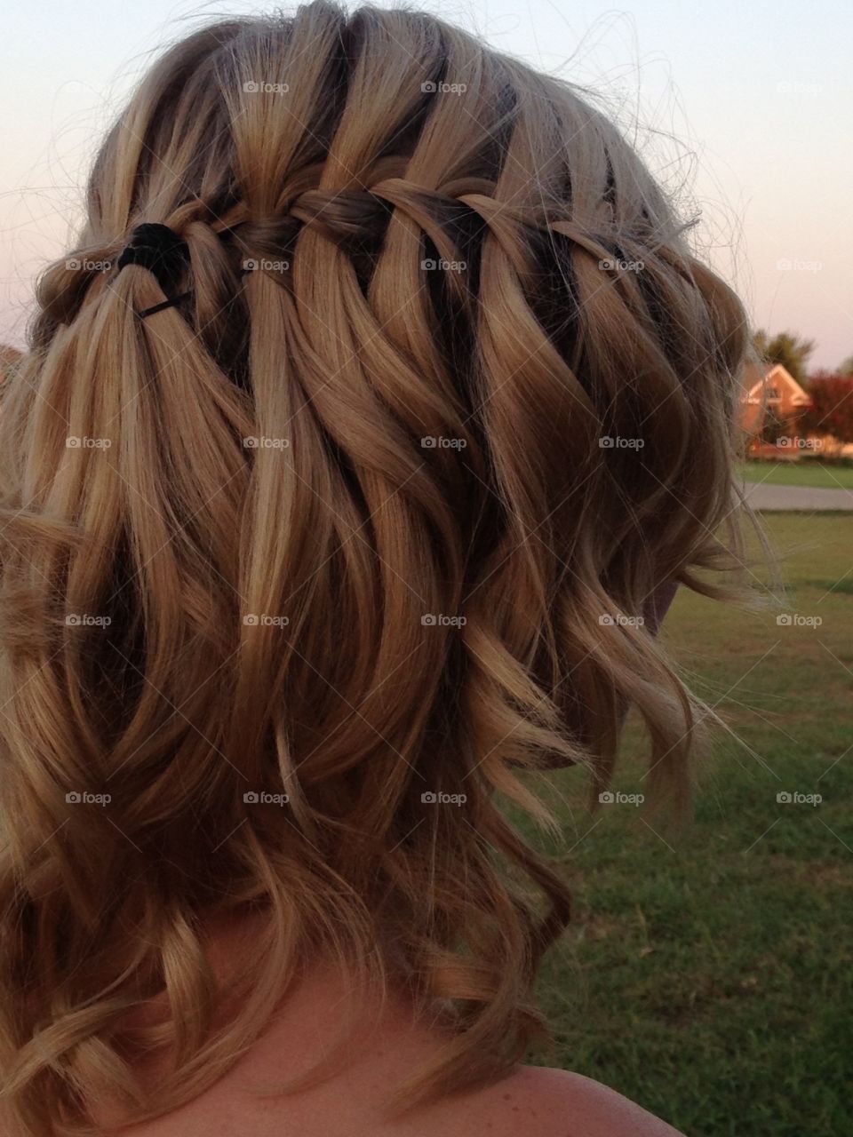 Prom hair