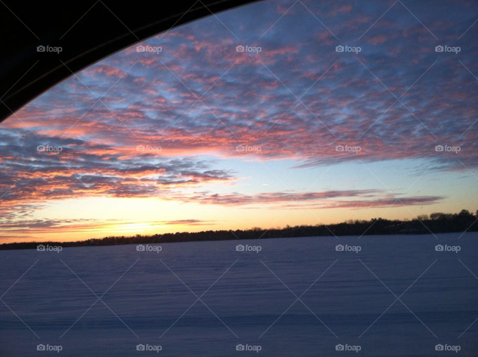 Winter sunrise