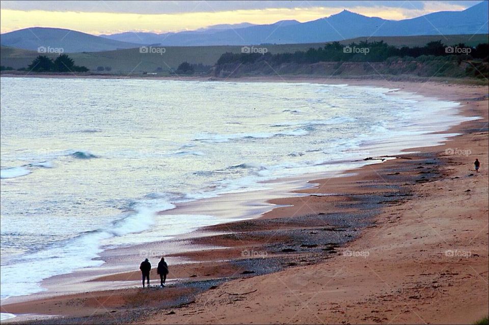 Walk along the beach