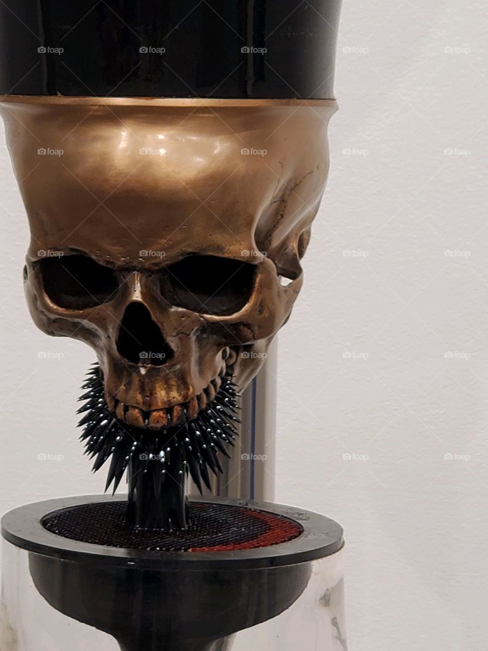 ferrofluid skull