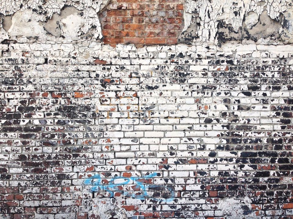 NYC brick wall. 1843 First Avenue, NY, NY