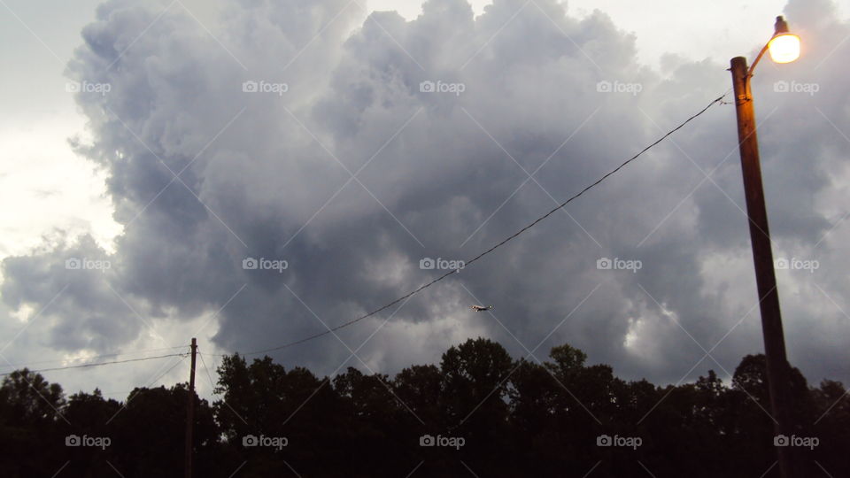 storm clouds