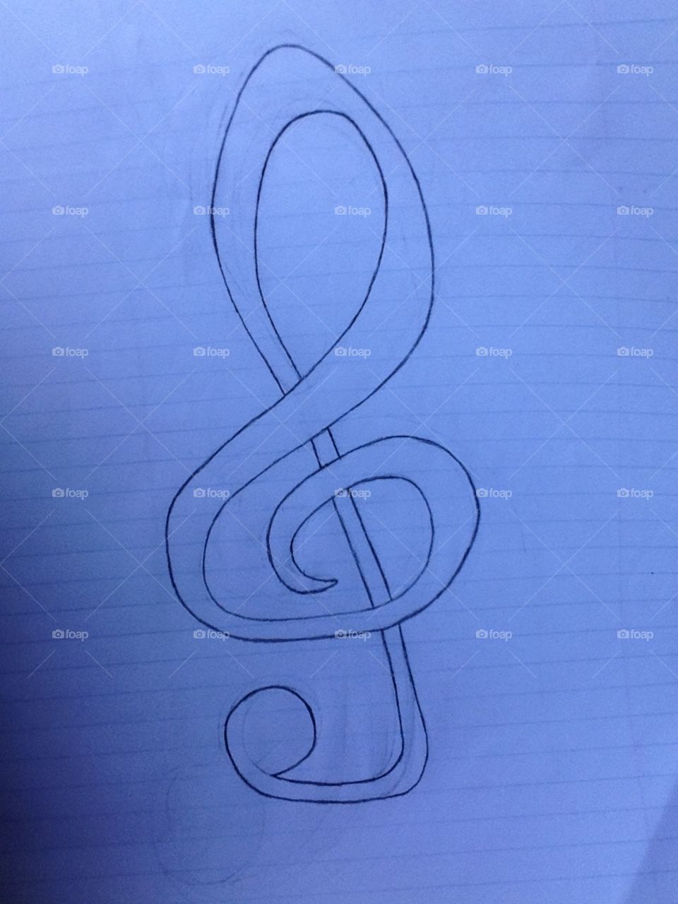 Musical note I drew myself 