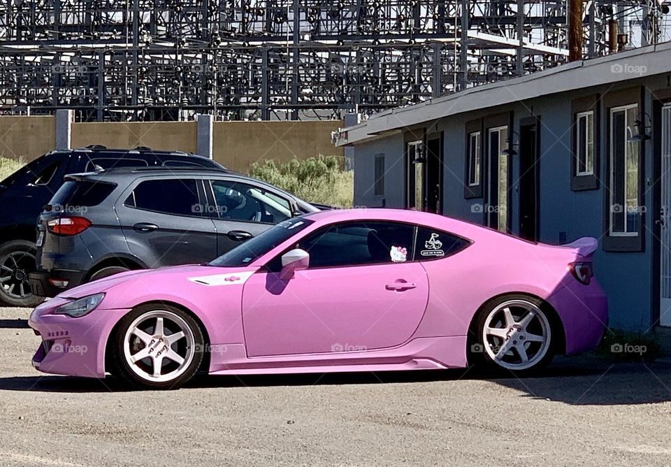 Pink Girly Car 