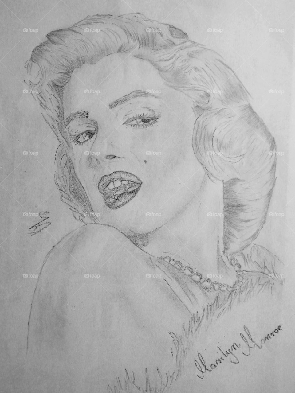 drawing - Marilyn Monroe