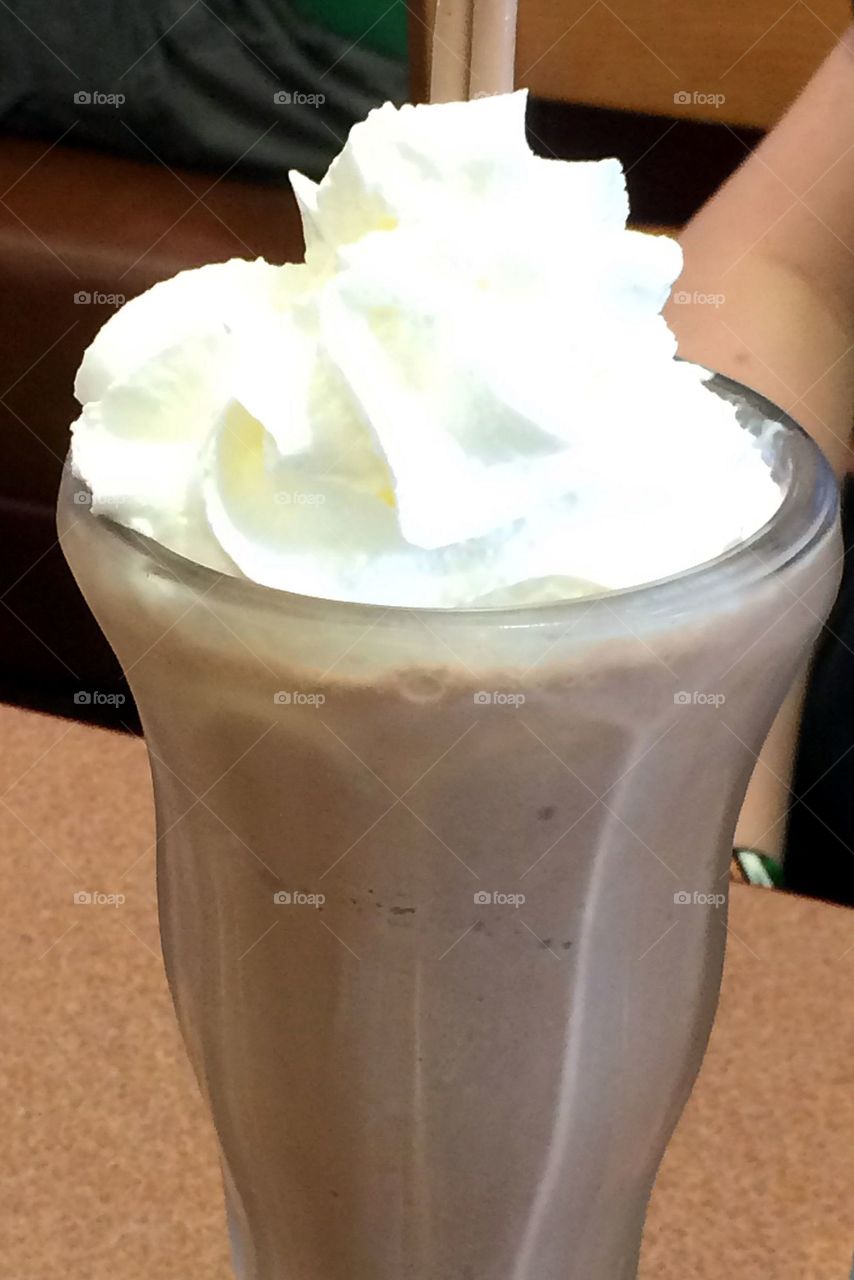 Chocolate milkshake 