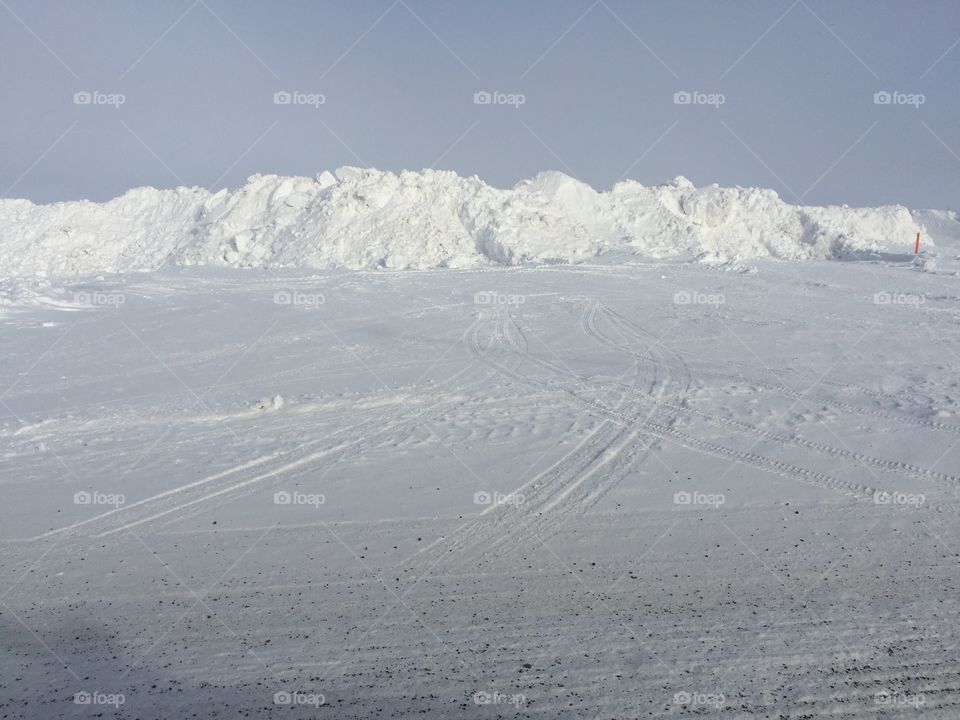 Snow Arctic Pile