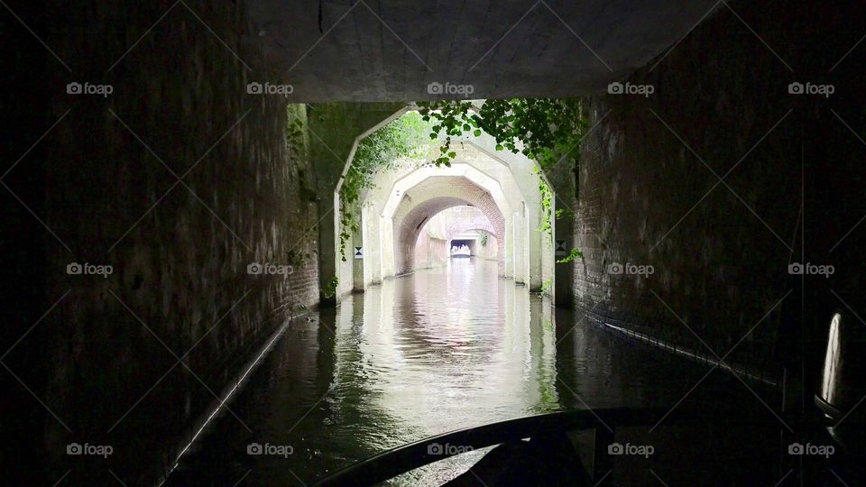 Underground canal in Den Bosch
