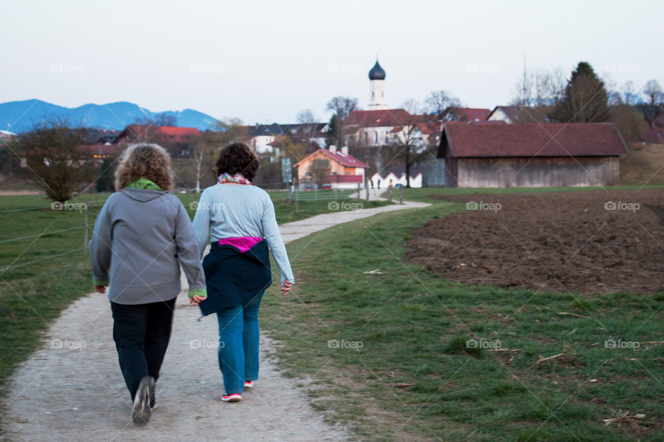 Women walking