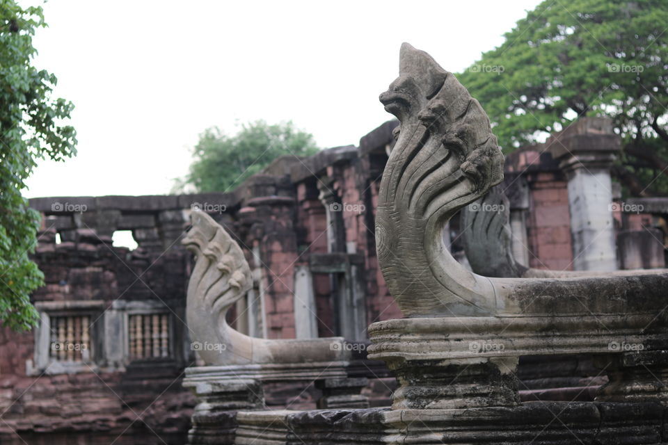 "Prasat Phimai" Stone Castle in Phimai District, Nakhonratchasima Province, Thailand