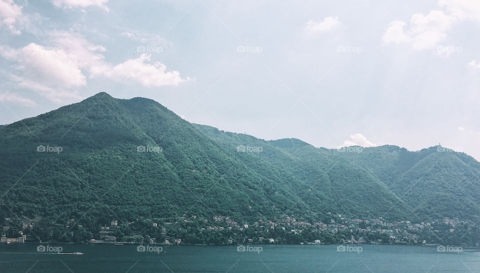 Lugano lake 