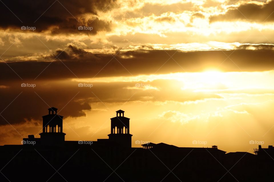 Sunset, No Person, Lighthouse, Dawn, Sky