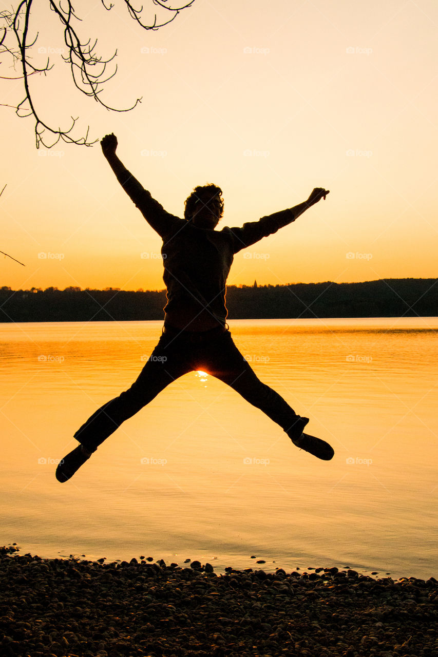 Jumping for joy 