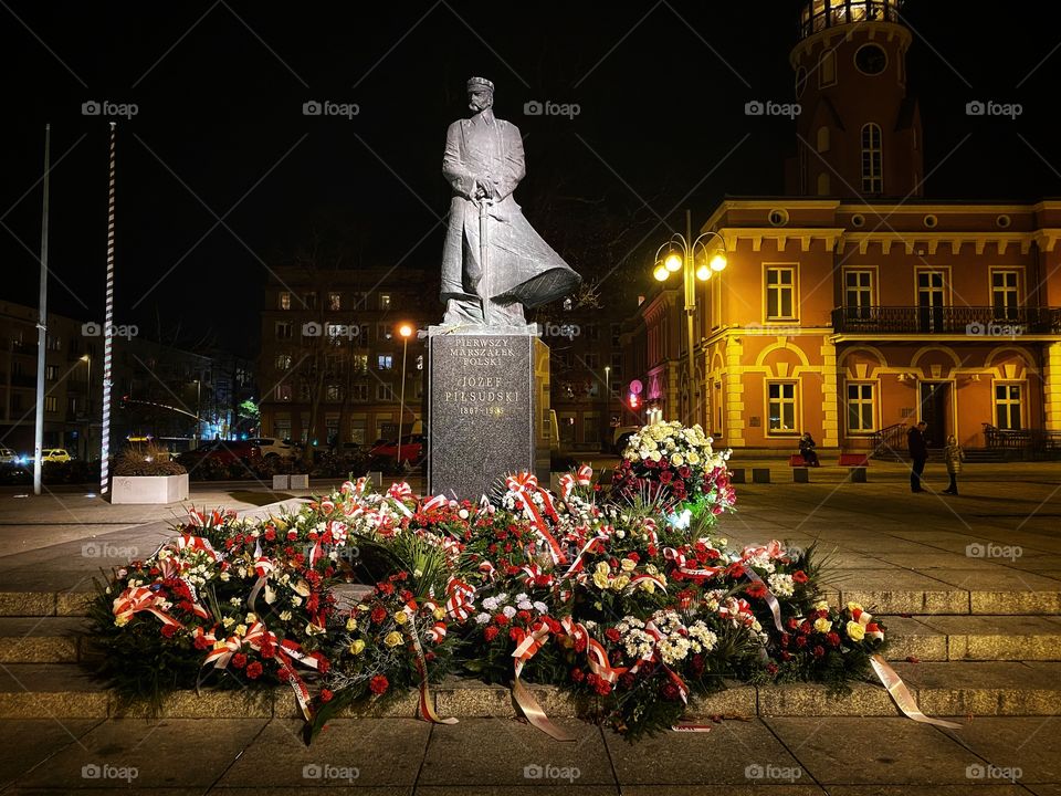 Częstochowa pomnik Józefa Piłsudskiego