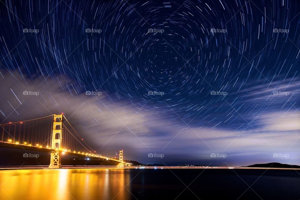 Fort point star trails