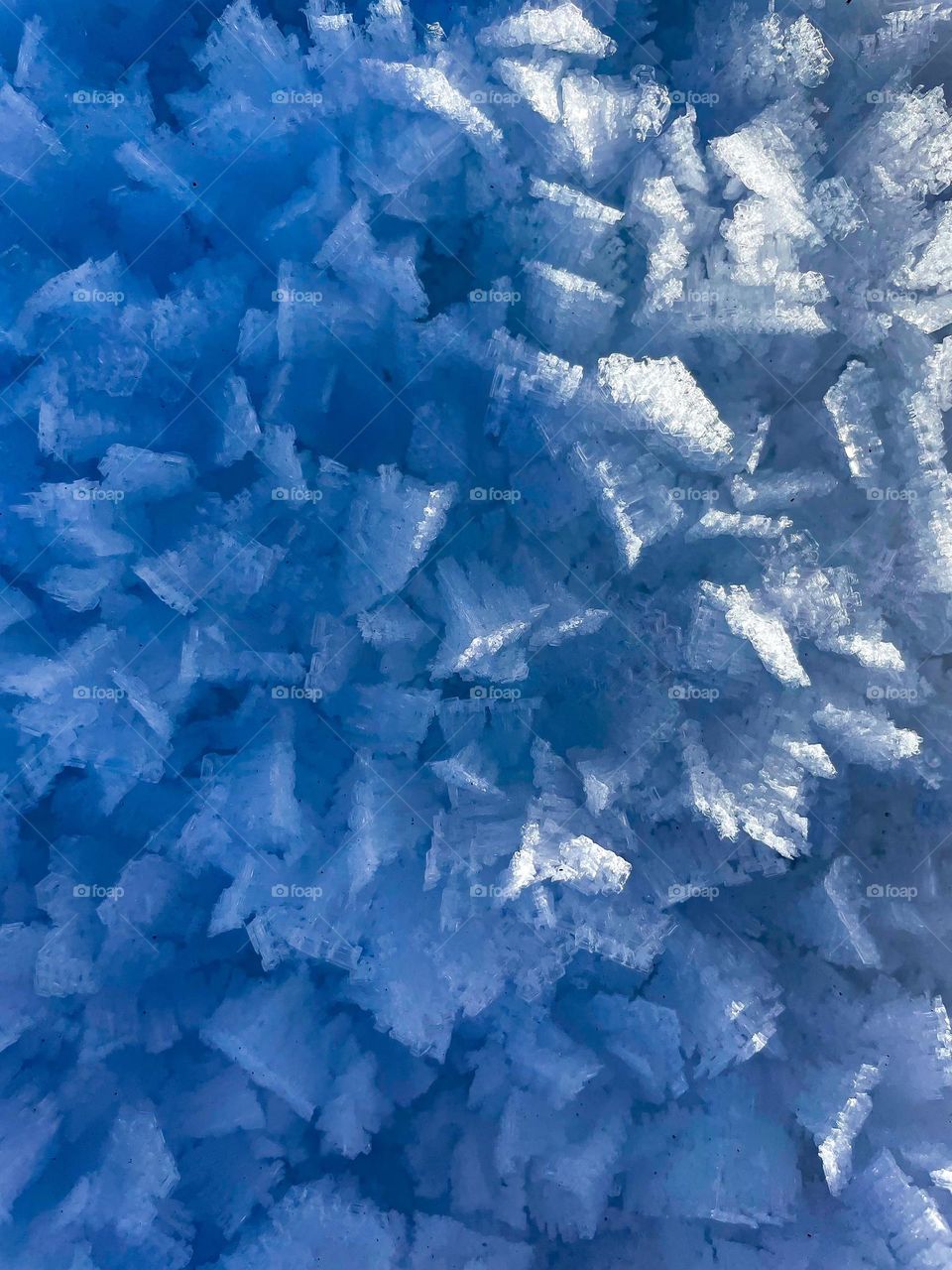 Ice crystals 