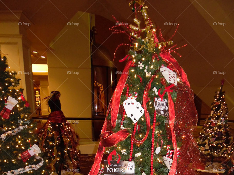 Poker Christmas tree