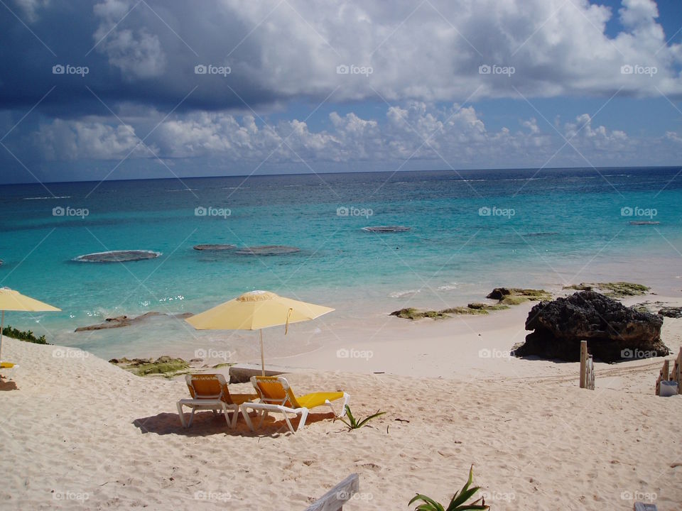 Relaxing on the Beach
