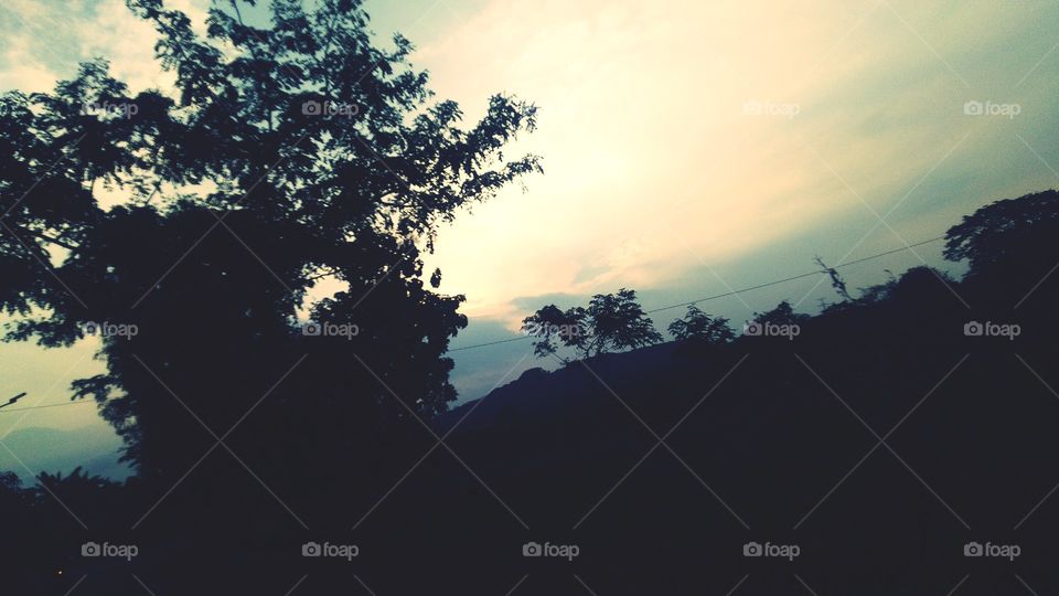 At the end of the afternoon