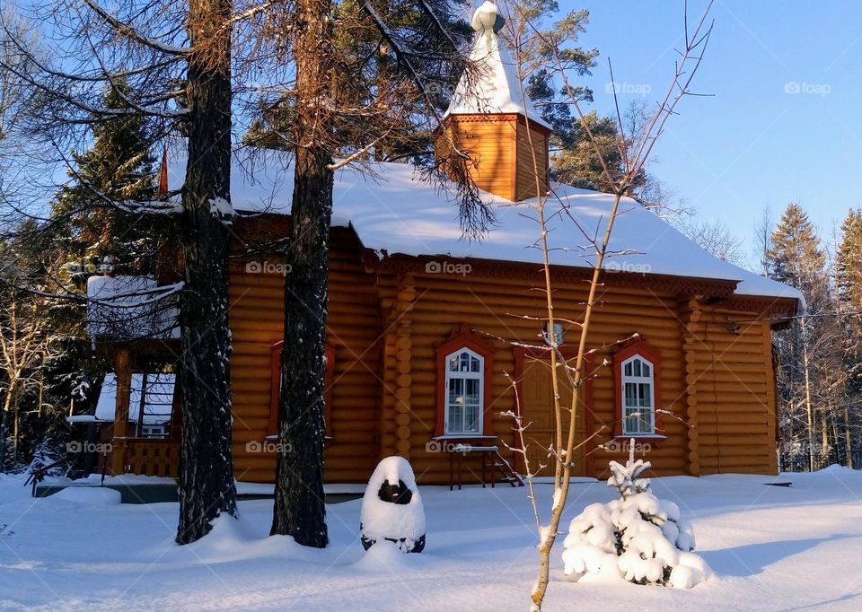 Wooden architecture 🏠 Winter time ❄️ House 🏠