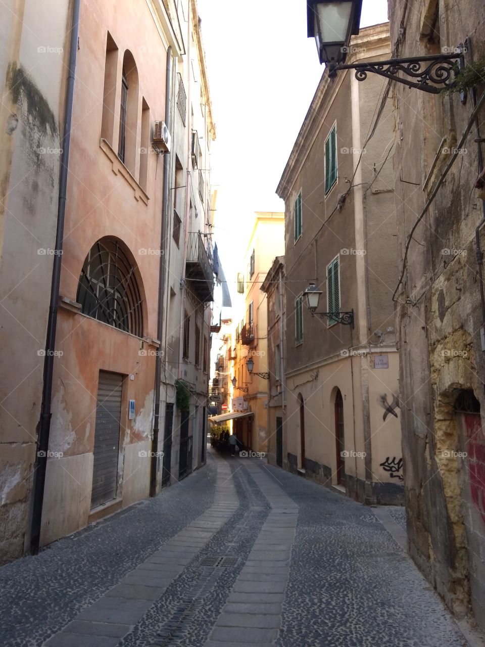 Street of the centre of Sassari