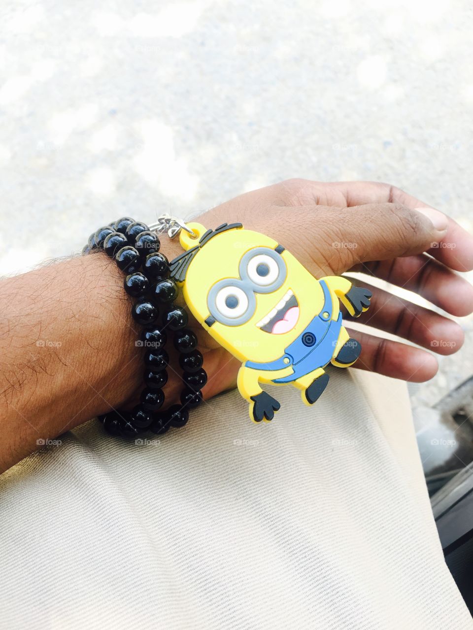 Minions with black necklaces 