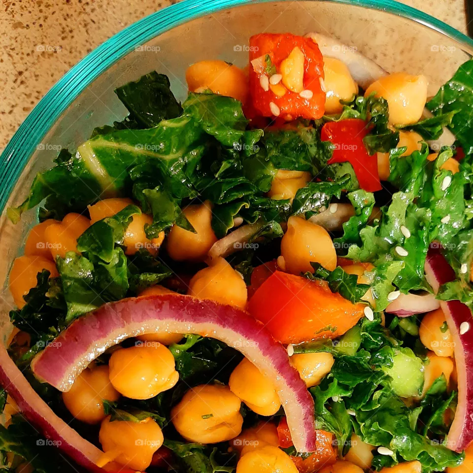 Chickpea salad 🥗