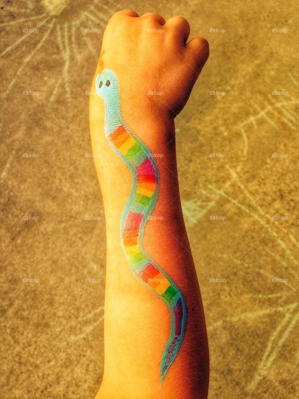 Snake Body Art