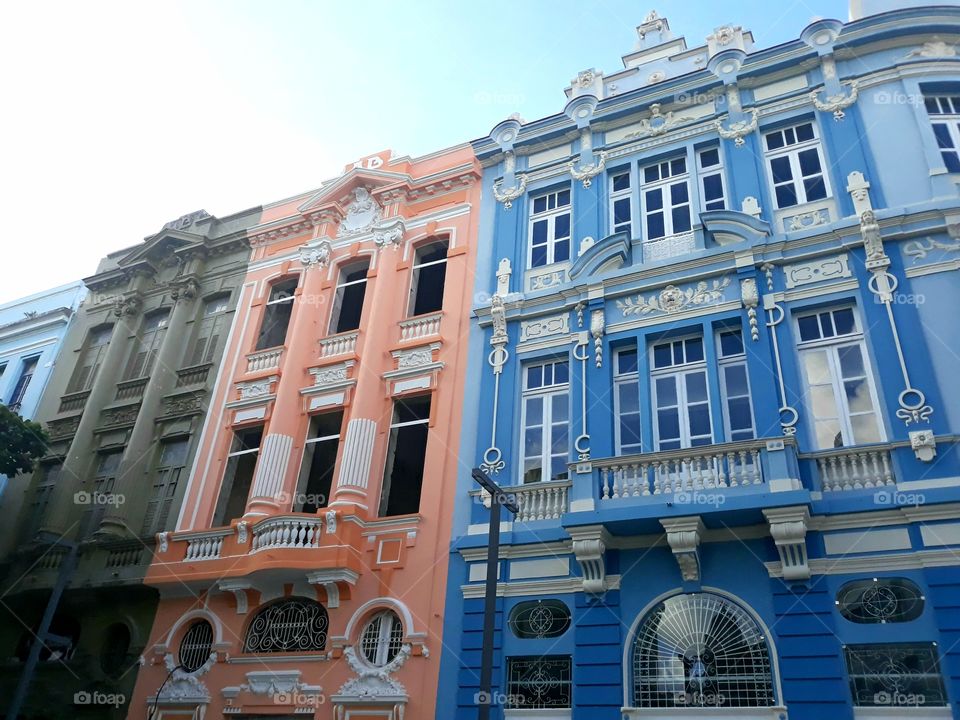 Historic buildings in Recife.