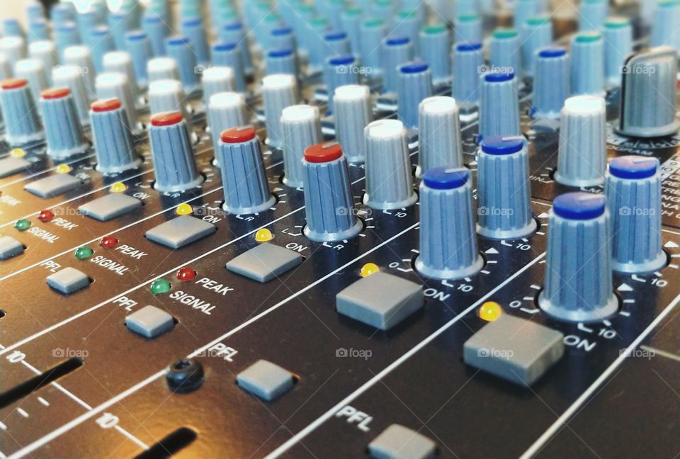 Sound Board Closeup